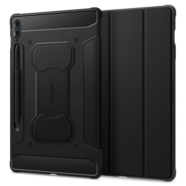 SPIGEN RUGGED ARMOR PRO GALAXY TAB S9 FE+ PLUS 12.4 X610 / X616B BLACK (ACS06856) - Image 2